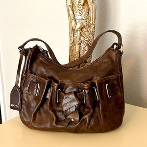 DKNY leather handbag